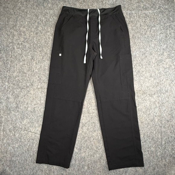 Figs Other - Figs Scrub Pants Mens Large Black Axim Cargo Bottoms Nurse Medical Technical‎
